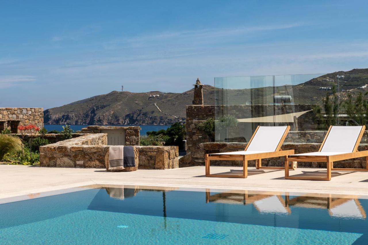 Mykonos Ag Villas In Ftelia Beach Екстер'єр фото