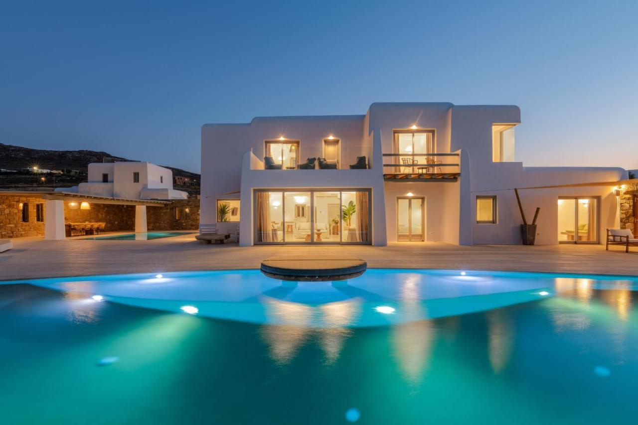 Mykonos Ag Villas In Ftelia Beach Екстер'єр фото