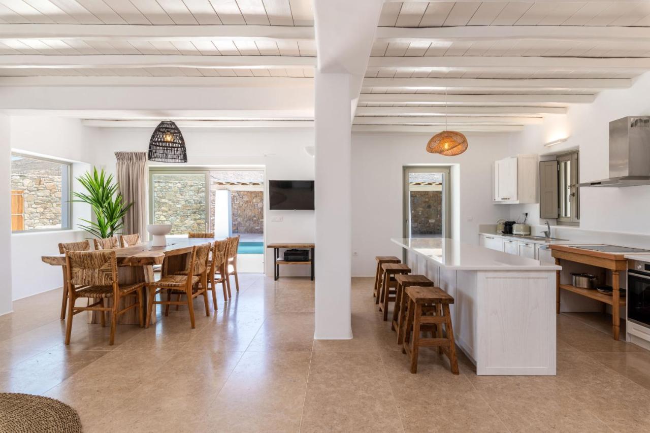 Mykonos Ag Villas In Ftelia Beach Екстер'єр фото